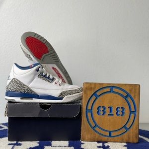 Air Jordan 3 True Blue Youth GS Size 6y 7.5 Women Rare Limited